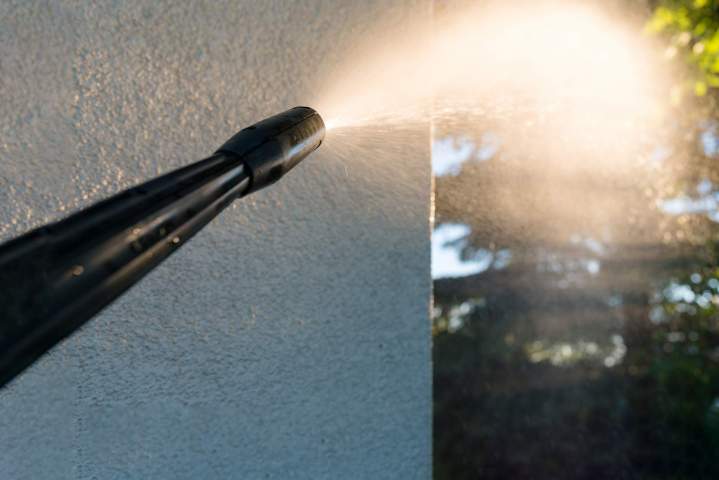 Nettoyage haute pression façade Albertville